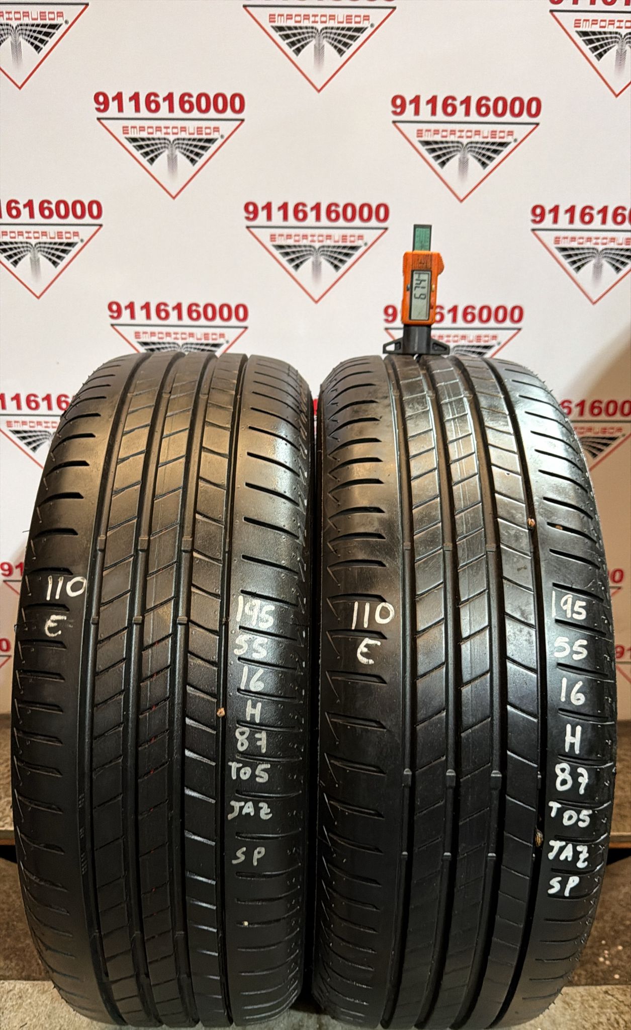 BRIDGESTONE T005 USADO  195/55 R16 87 H
